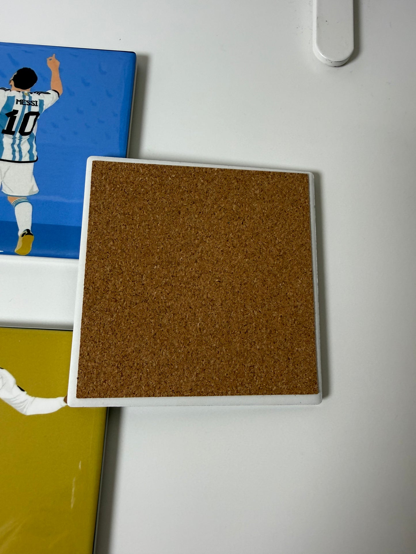 Soccer Legends & World Cup 2026 Ceramic Coaster Set – Set of 5