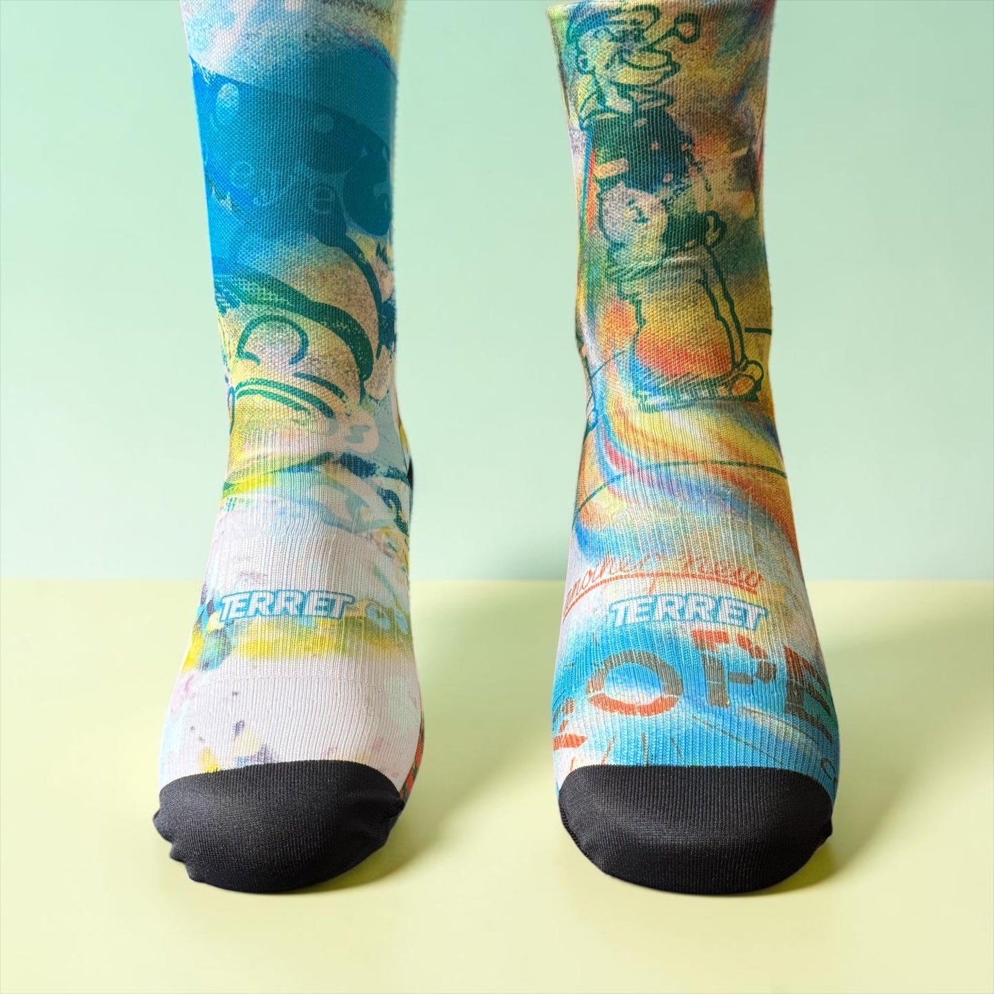 POPEYE TIE DYE - COMPRESSION SOCKS