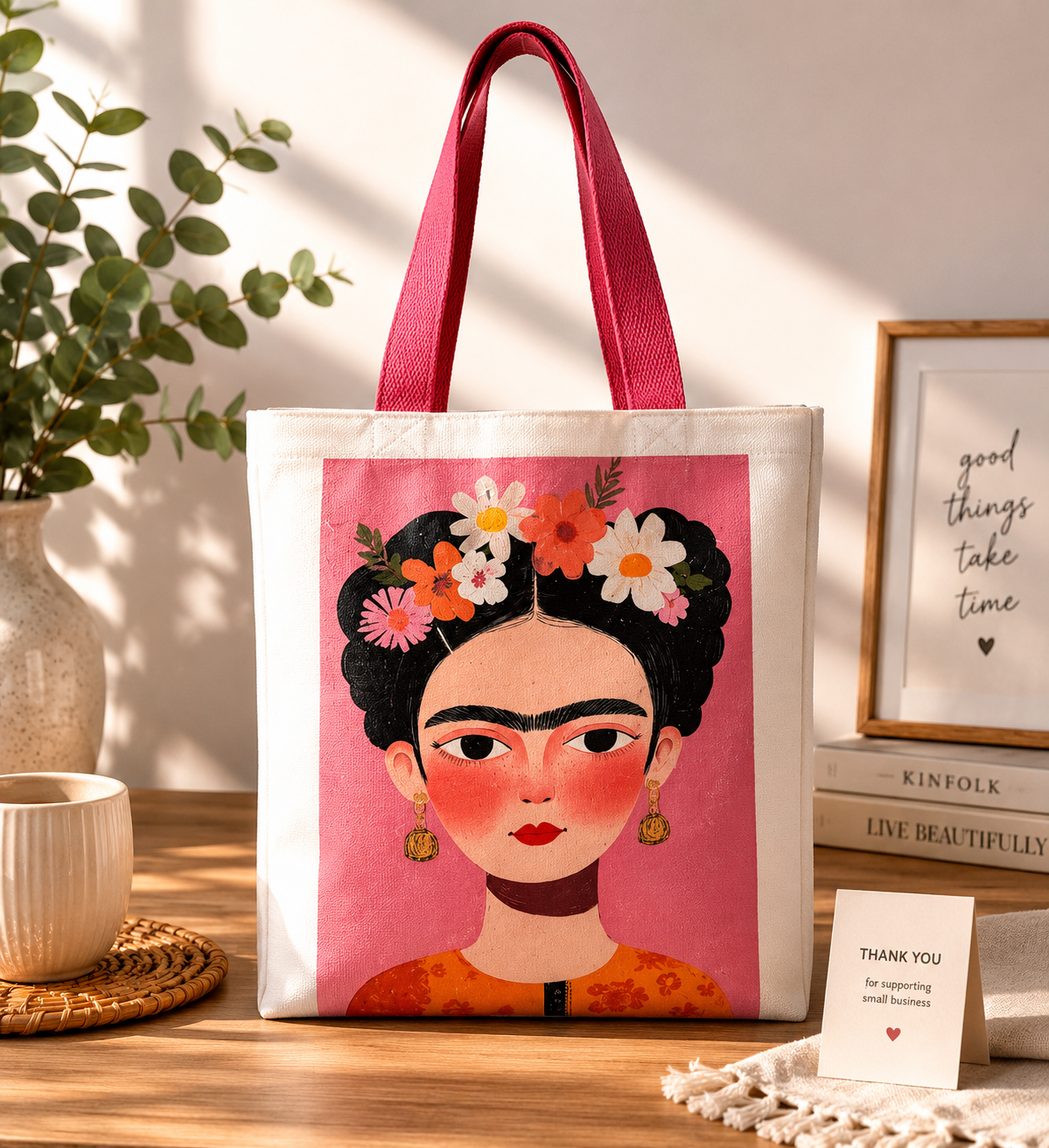 Frida Bloom Tote