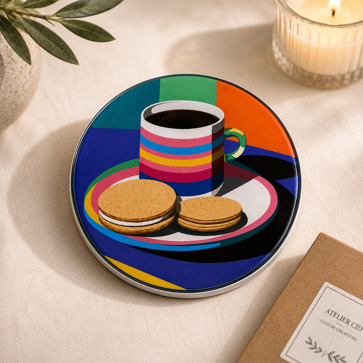 Coffee Break, Ceramic coaster